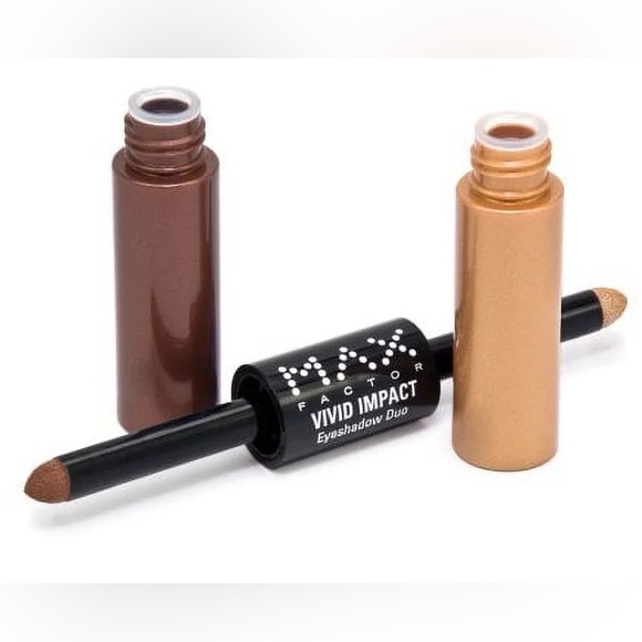 New! Max Factor Vivid Impact Eyeshadow Duo - 160 Two Cents - Picture 1 of 4